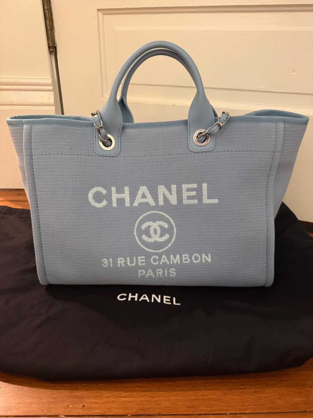 CHANEL large deauville tote